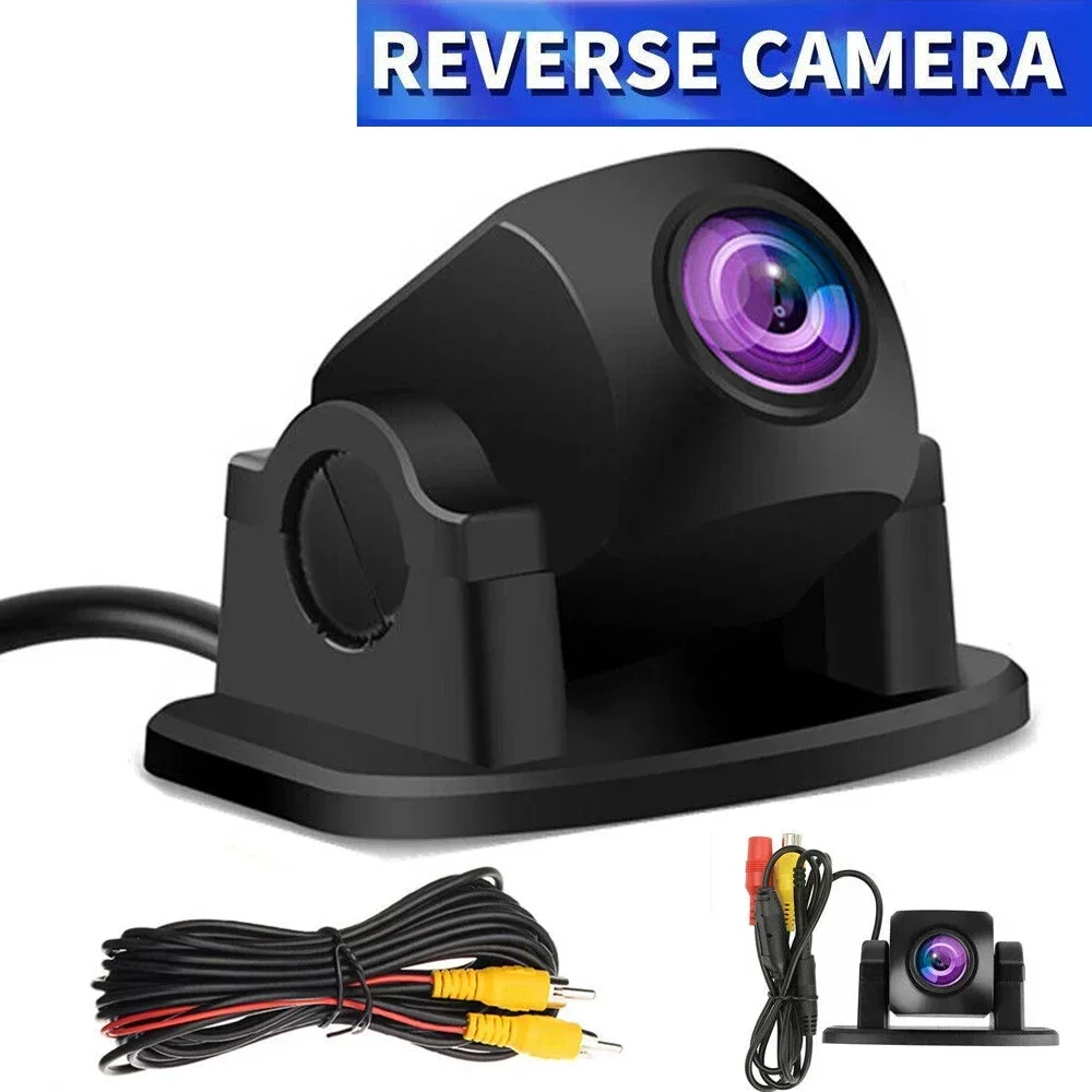 QueenDer Car Backup Camera, Rear View Reverse Camera Universal for Pickup Truck Car SUV Perfect Angle Night Vision Waterproof