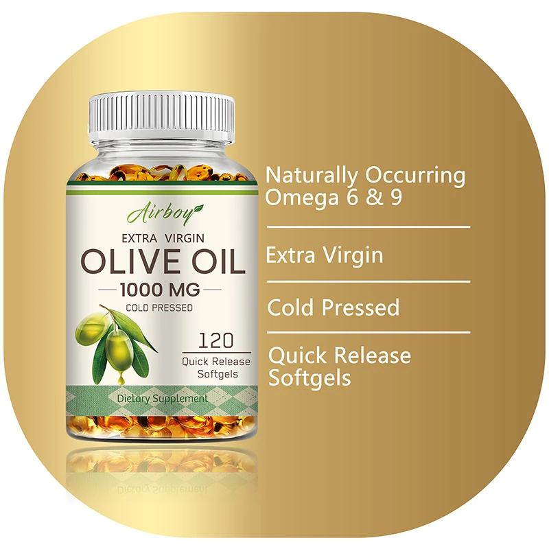 Olive Oil - Digestive Health, Supports Digestion, Skin, Hair, Respiratory, Immune and Brain Function