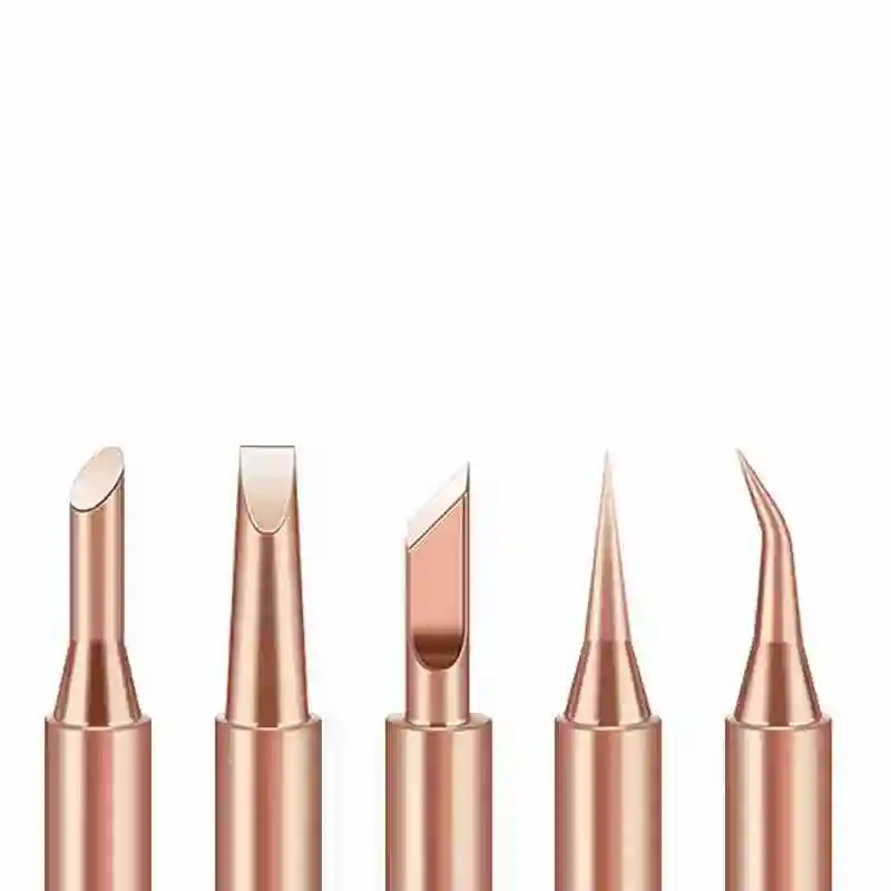 10Pcs Soldering Iron Tip Pure Copper 900M Soldering Iron Head Set Inside Hot Bare Copper Electric Soldering Iron Welding Tools view 2