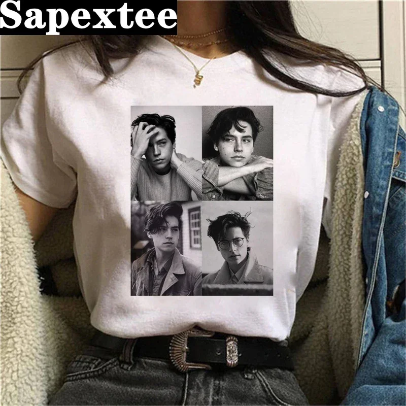 Riverdale South Side Serpents Snake print ladies T-shirt ladie casual basis O-collar white shirt short sleeve T-shirt,Drop Ship