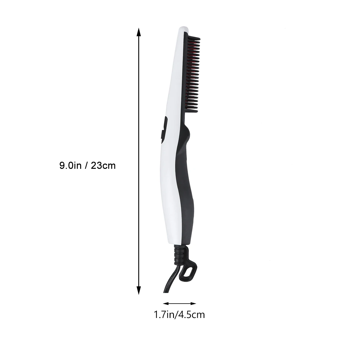 

1 шт., электрическая расческа для бороды, 20S, быстрый нагрев, портативная щетка для выпрямления волос для вьющихся, толстых, коротких, длинных бород для мужчин