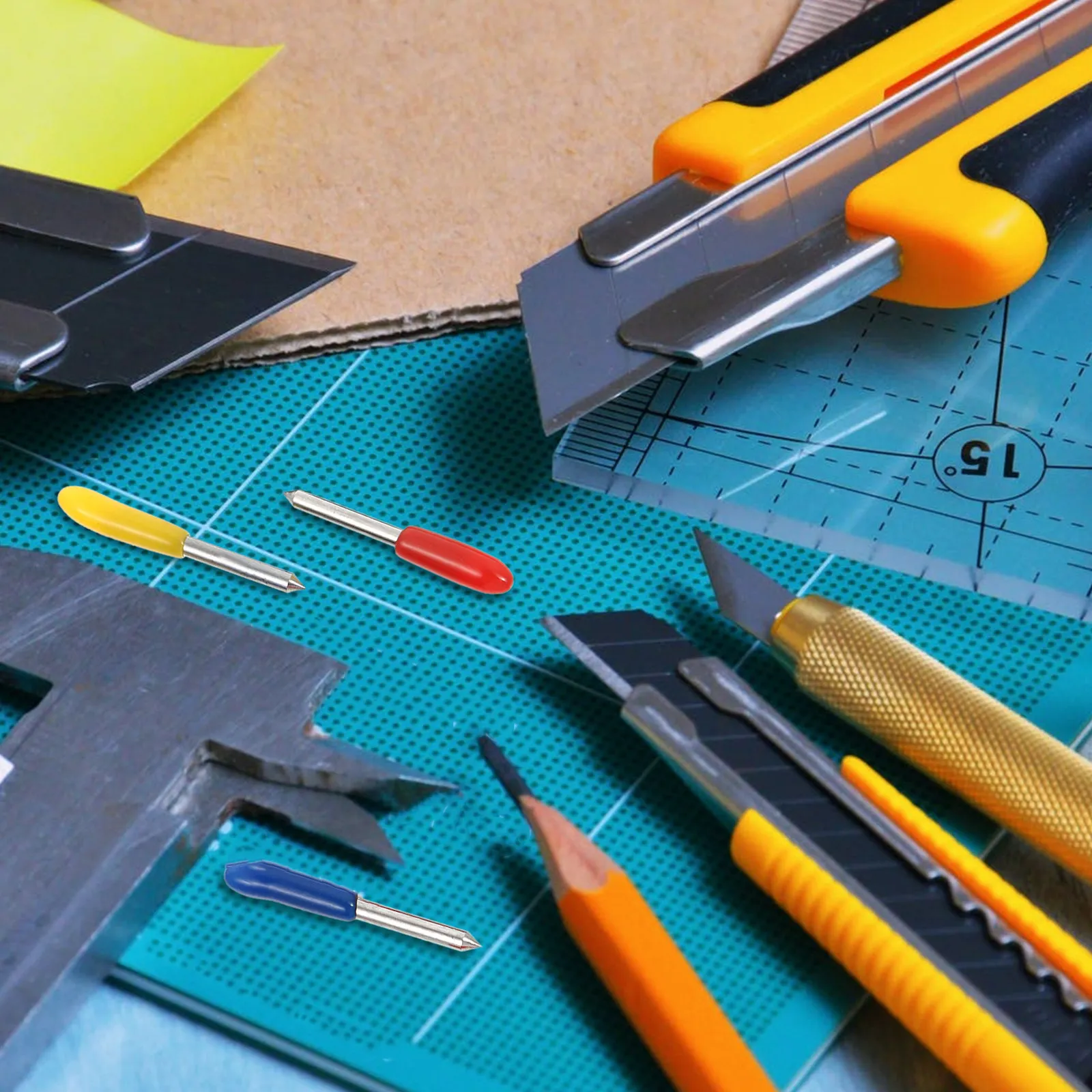 

15Pcs Cutter for Plotter Engraving Lettering Cutters 30 45 60 Degree Replacement Cutters Vinyl Fabric Cutting Machine Tools