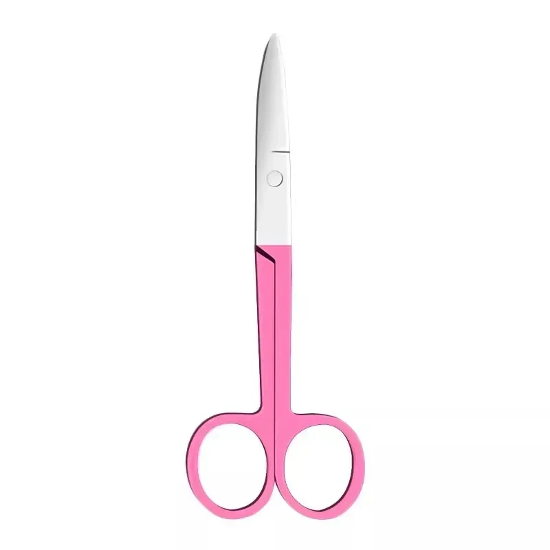 أداة قص الحواجب A1P39-مقص صغير ماكياج الفولاذ المقاوم للصدأ أداة تشذيب الكوع الحاجب كاذبة رمش أداة الرجال والنساء