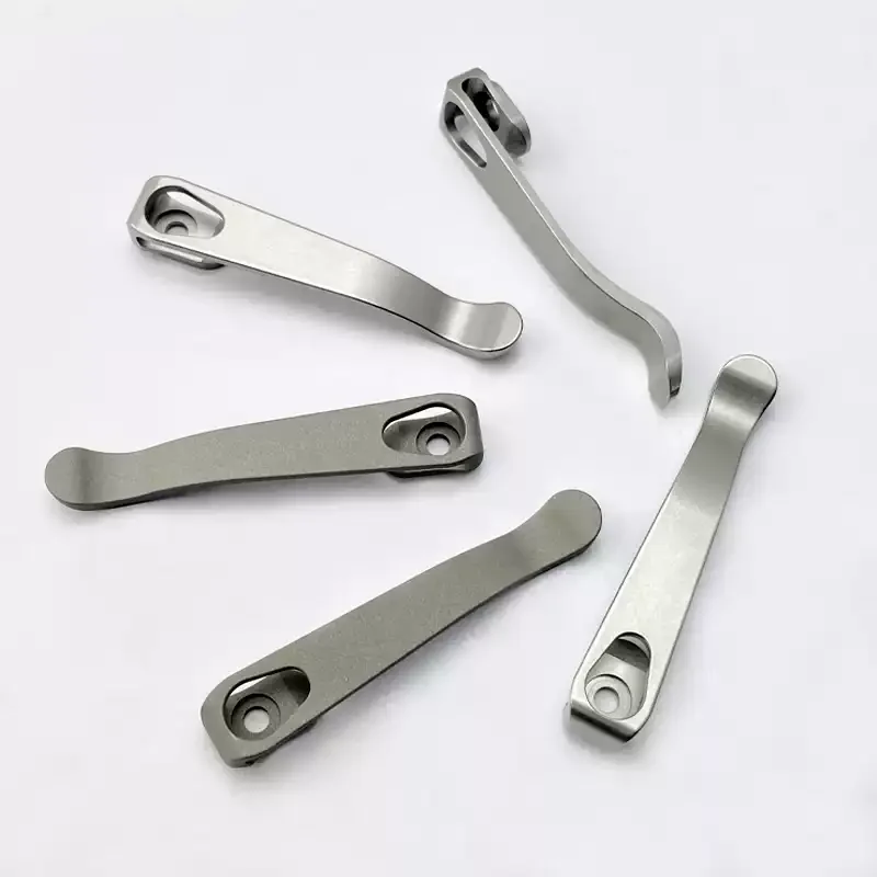 Titanium CNC Deep Carry Pocket Clip for Chris Reeve Sebenza and Umnumzaan, 5g, 7 Color Options