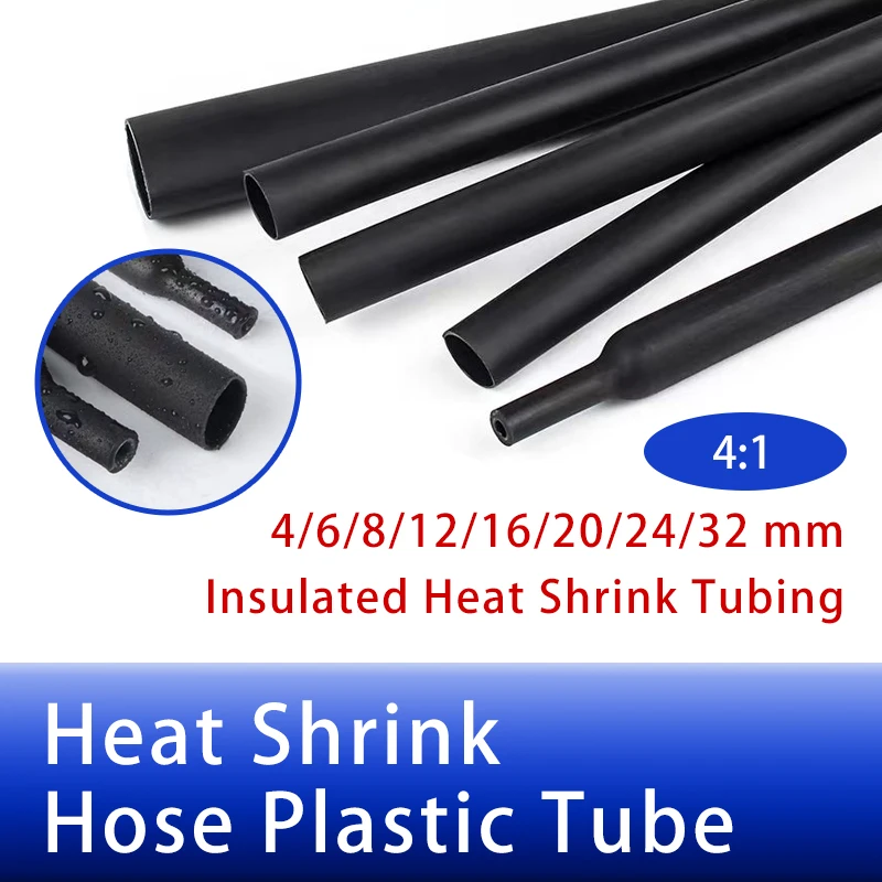 

4:1 Heat Shrink Tube Wires Shrinking Wrap Tubing Wire Connect Cover Protection Cable Electric Cable Shrinkable