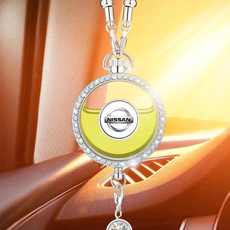 Car Pendant Perfume Bottle air freshener Interior Accessories For Nissan X-trail Qashqai Note Juke Sentra Patrol Navara Micra