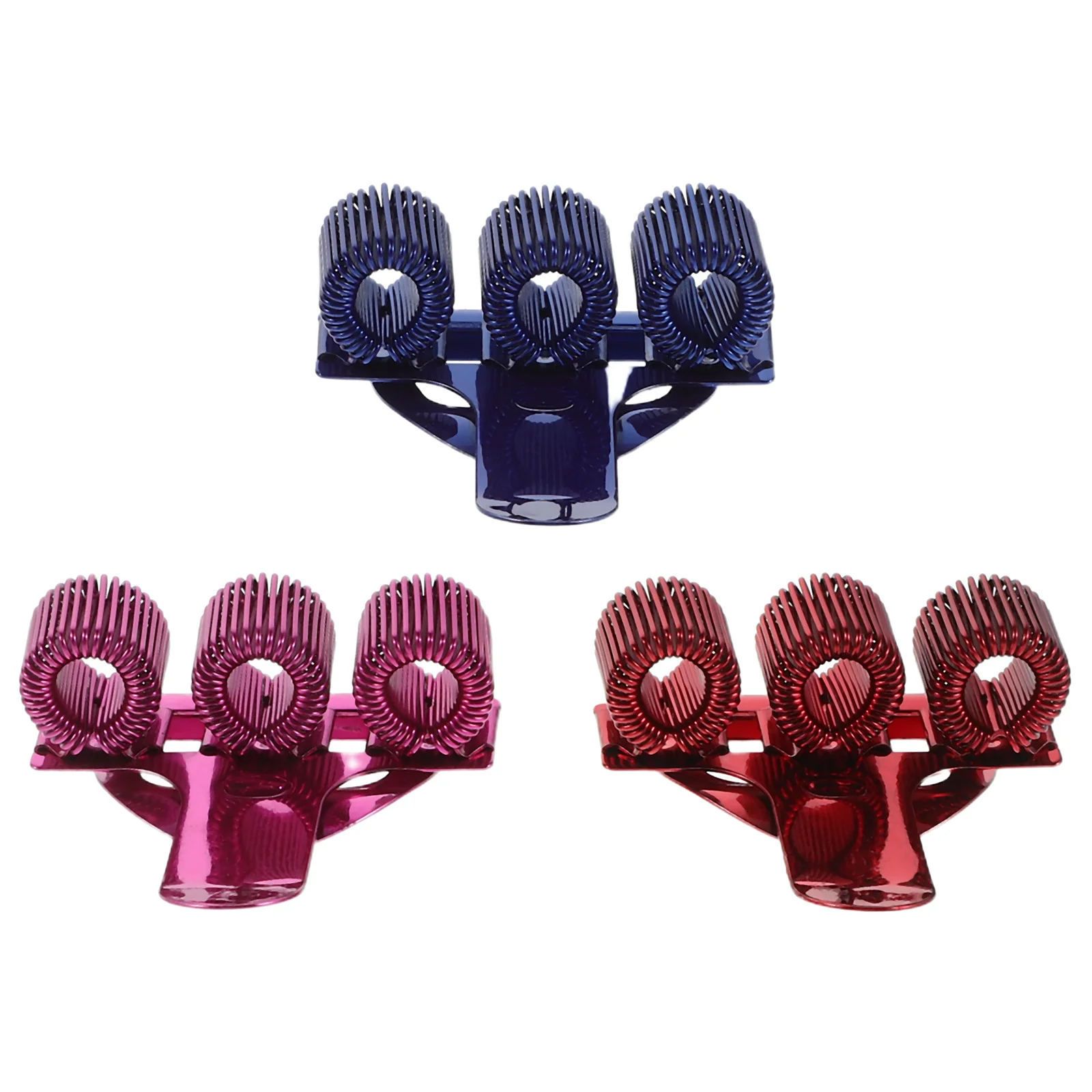 

3Pcs Pen Holder Clip for Badge Reel Nursing Uniforms Stainless Steel Triple Loop Secure Fit for Pens Pencils Clipboard Accessory