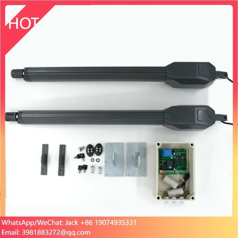 

Solar Panel Dual Arms Gate Operator Automatic Swing Gate Operator For Hotel Door Heavy Duty Gate Opener