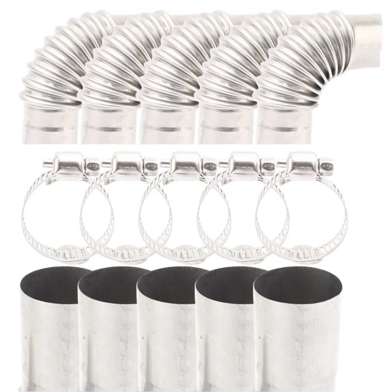 

Webasto Diesel Marine Heater with Clamp-On Elbow Air/Diesel Parking Heater Exhaust Pipe Connector Accessories Equipment