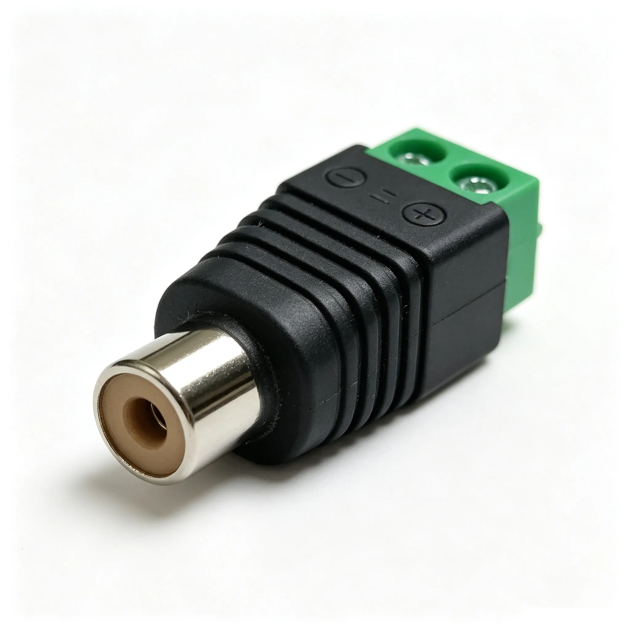 100-個-rca-メスジャック-av-ネジコネクタアダプタージャック-rca-端子台-cat5-カメラ-cctv-ビデオバランケーブル監視用