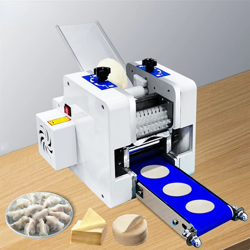 Small Grain product automatic papad momo empanada roti chapati tortilla samosa dumpling maker skin wrapper making machine price