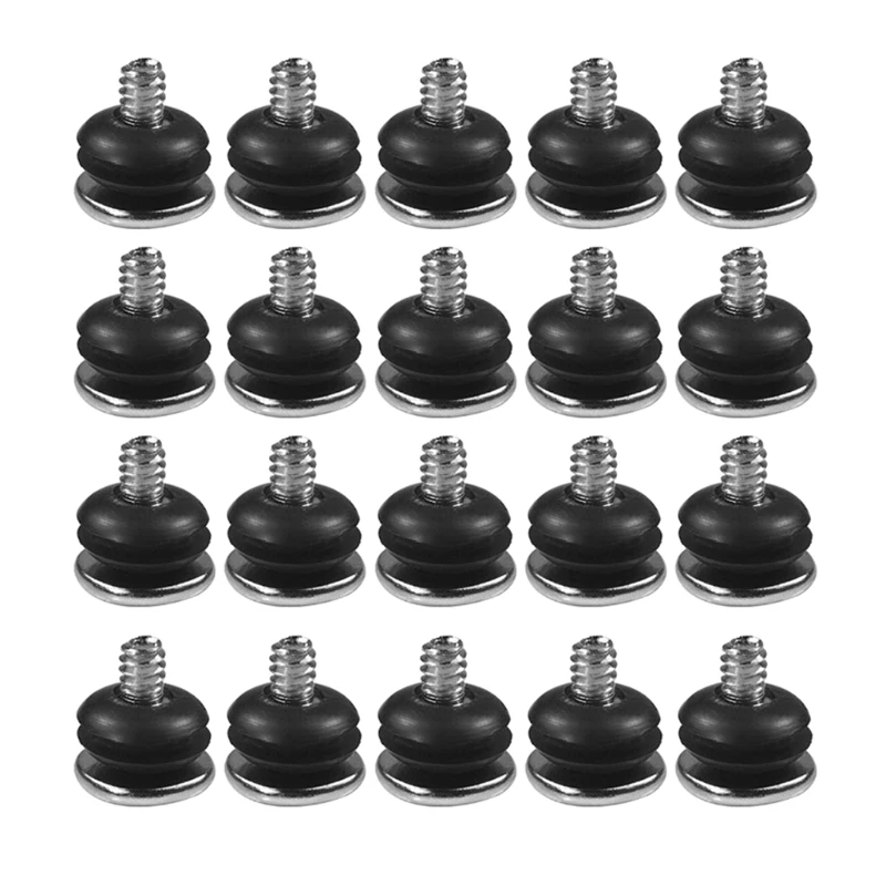 Computer for Case Shockproof Screws Shockproof Screws + Shock Absorption 3.5-inch HDD Shock Absorption Screw Set 20pcs