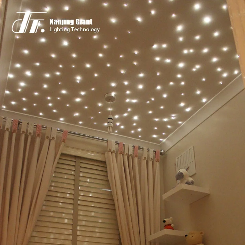 Led Fiber Optic Starry Sky Twinkling Meteor Shooting Star Ceiling Lights For Indoor Ceiling Decoration