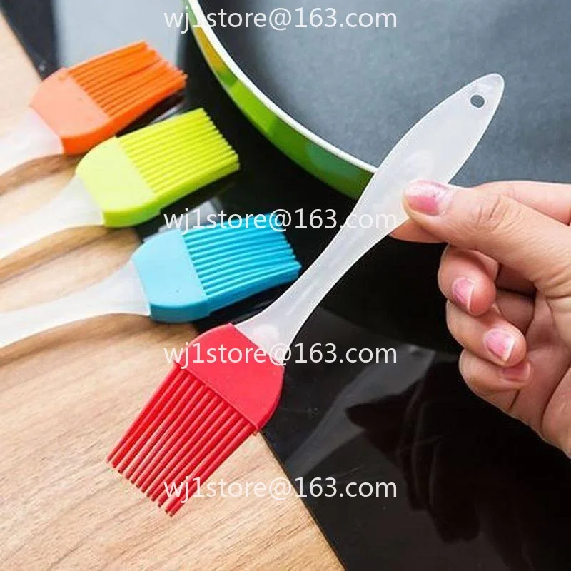 Kitchen Pancake Edible Brush Baking Small Brush Pancake Household High Temperature Resistant BBQ Tool Silicone Oil Brush