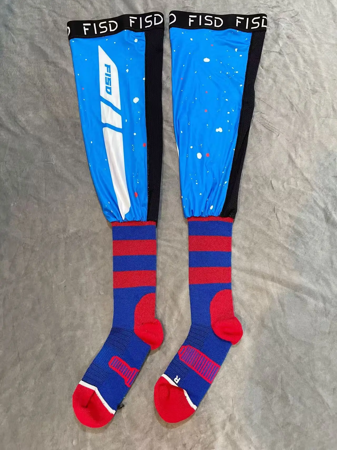 FISD Kompressions-Knieschutz für Motorräder, Enduro-Socken, Rennsocken, MX, MTB, ATV-Schutz, Rutschfester Sport-Knieschutz, E – Detail 22