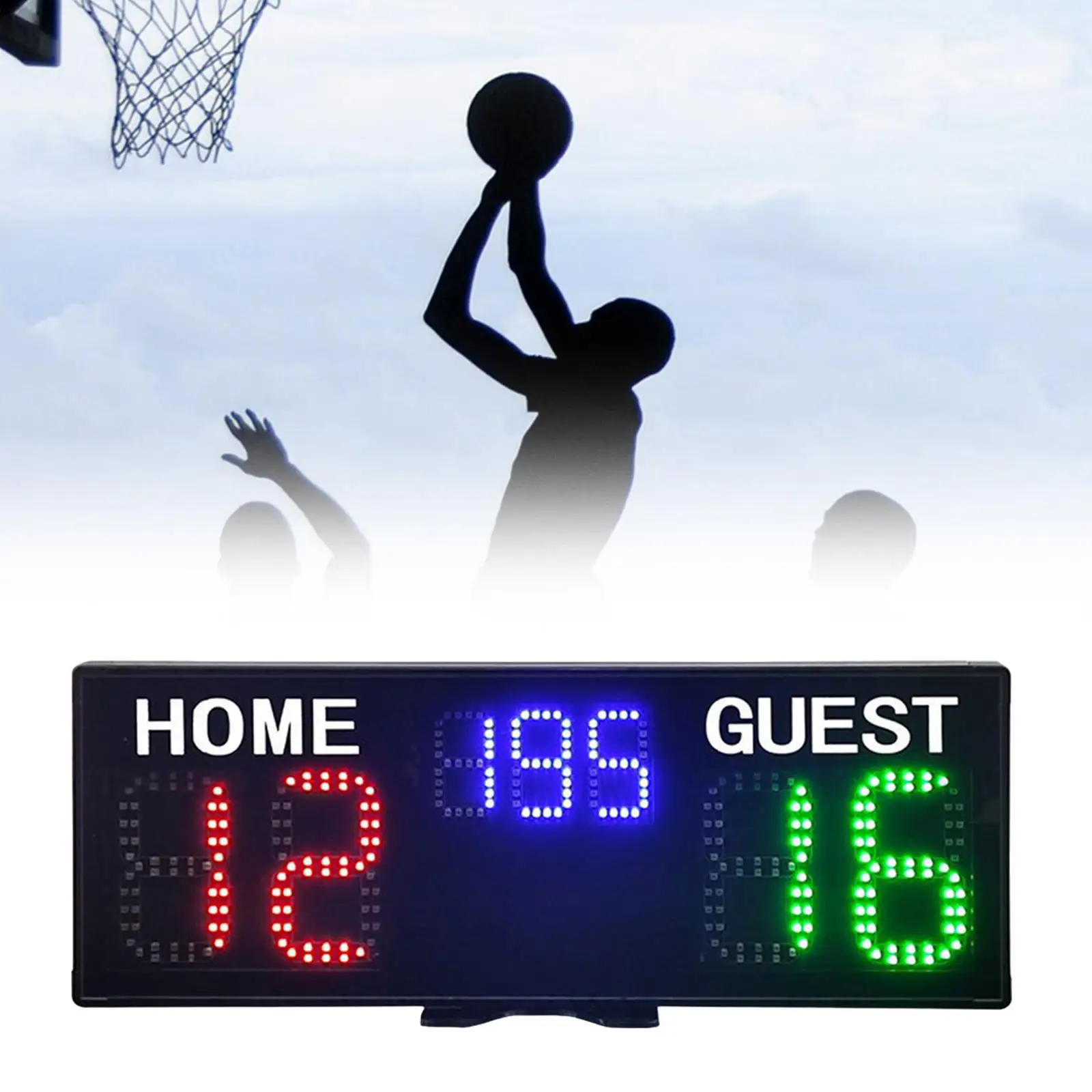 

Electronic Basketball Scoreboard Portable Digital Scoreboard for Sports Game