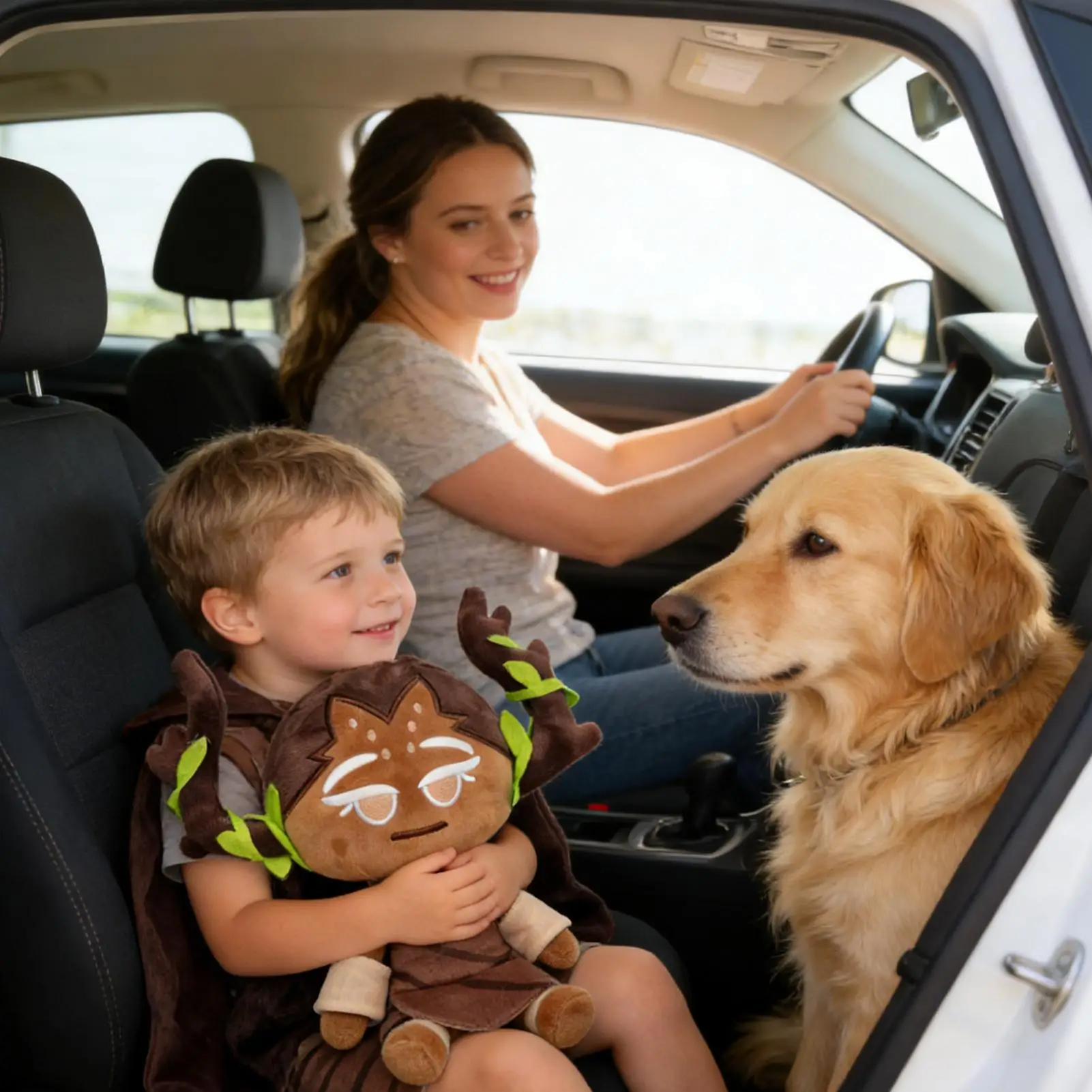 Pain d'épice homme royaume mille ans arbre cookie en peluche jouet mignon en peluche jeu Figure peluche compagnon poupée pour les enfants