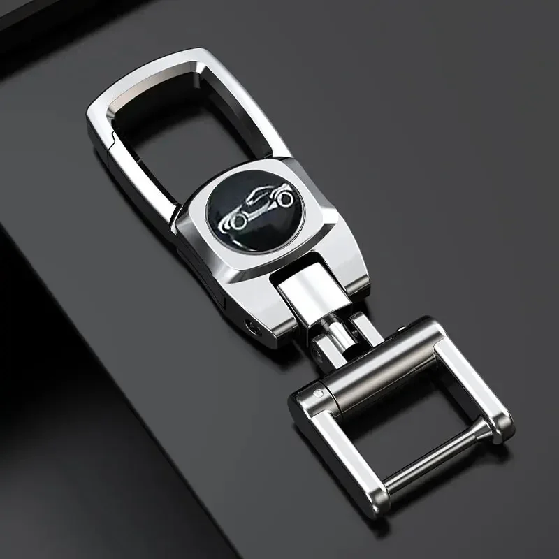 Car Key Rings Stainless Steel Keychain Keyring for Audi BMW Mercedes Benz Honda Lexus Toyota Mazda Nissan Skoda VW Volkswagen