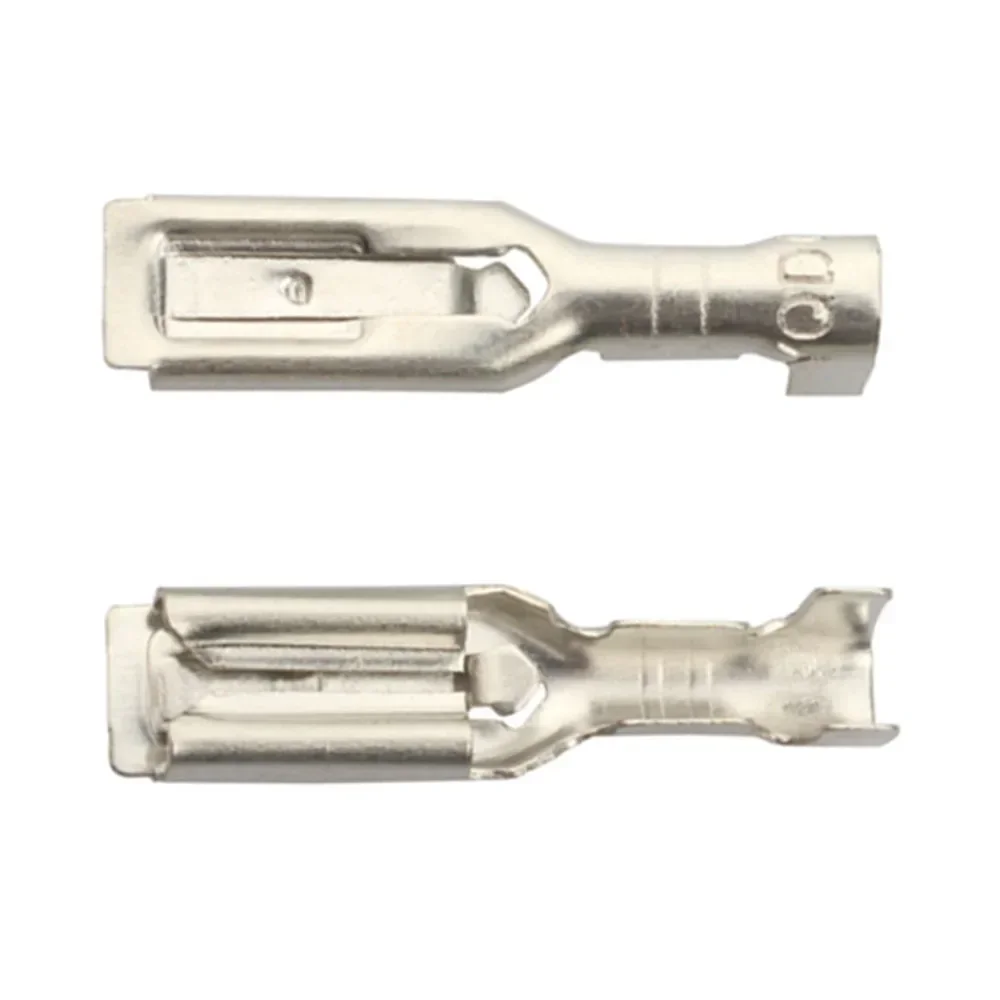 

100pcs/lot 2.8 series insulated terminal with lock connection plug spring cold copper connectors