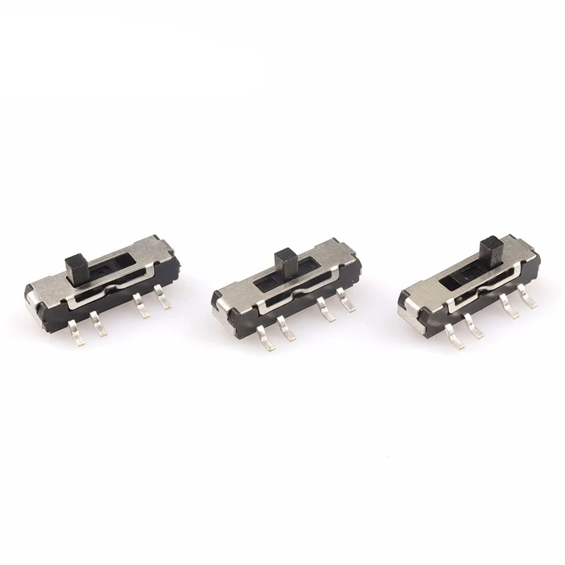 10PCS MSS23D18 toggle switch side slide switches MSS-23D18 8PIN 2P3T DPTT MSS-23D19 handle 2mm 3mm 4mm DIP SMD
