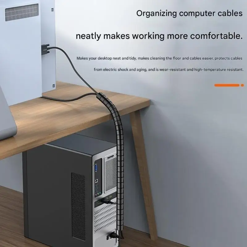 31BA Desktop Wiring Storage Cord Winder Holder Perfect For Organizing Power Cables Data Lines In Home Or Work Place