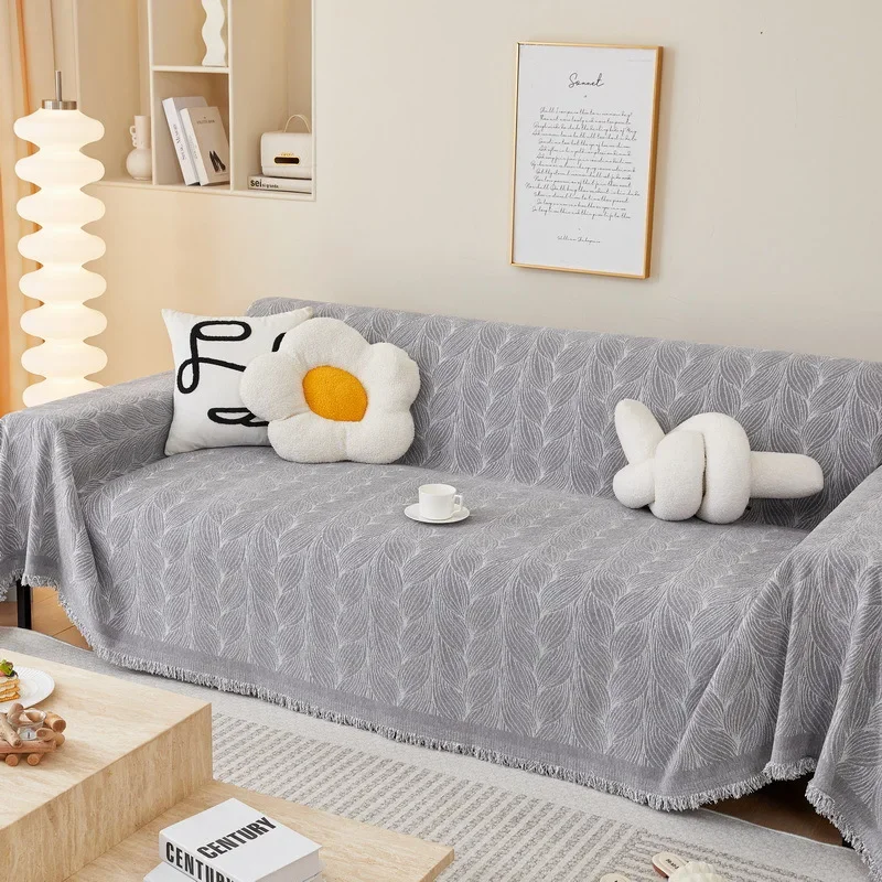 Thicken Sofa Cover Washable Soft Pet Friendly Multifunction Sofa Towel Sofa Slipcover for Living Room Armrest Corner
