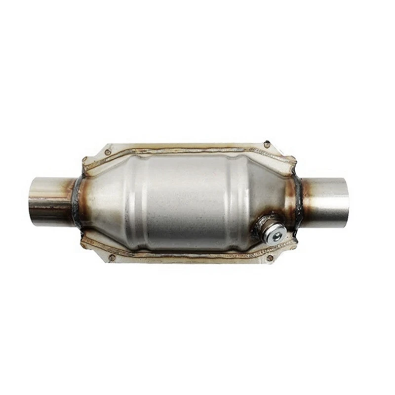 3Pcs Car Import And Export Catalytic Converter With O2 Port Heat Shield For Vehicles With 2 Inch Exhaust Pipe Car