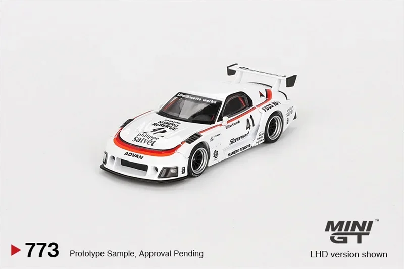 미니 GT 다이캐스트 모델 자동차, LB-슈퍼 실루엣 #41, 누메로 리저브 LHD, 1:64 RX-7