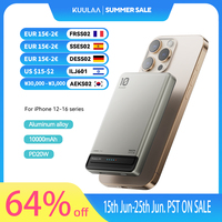 KUULAA Magnetic Power Bank 10000Ah Wireless Phone Charger External Battery 20W Fast Charging For iPhone 16 15 14 Pro PowerBank