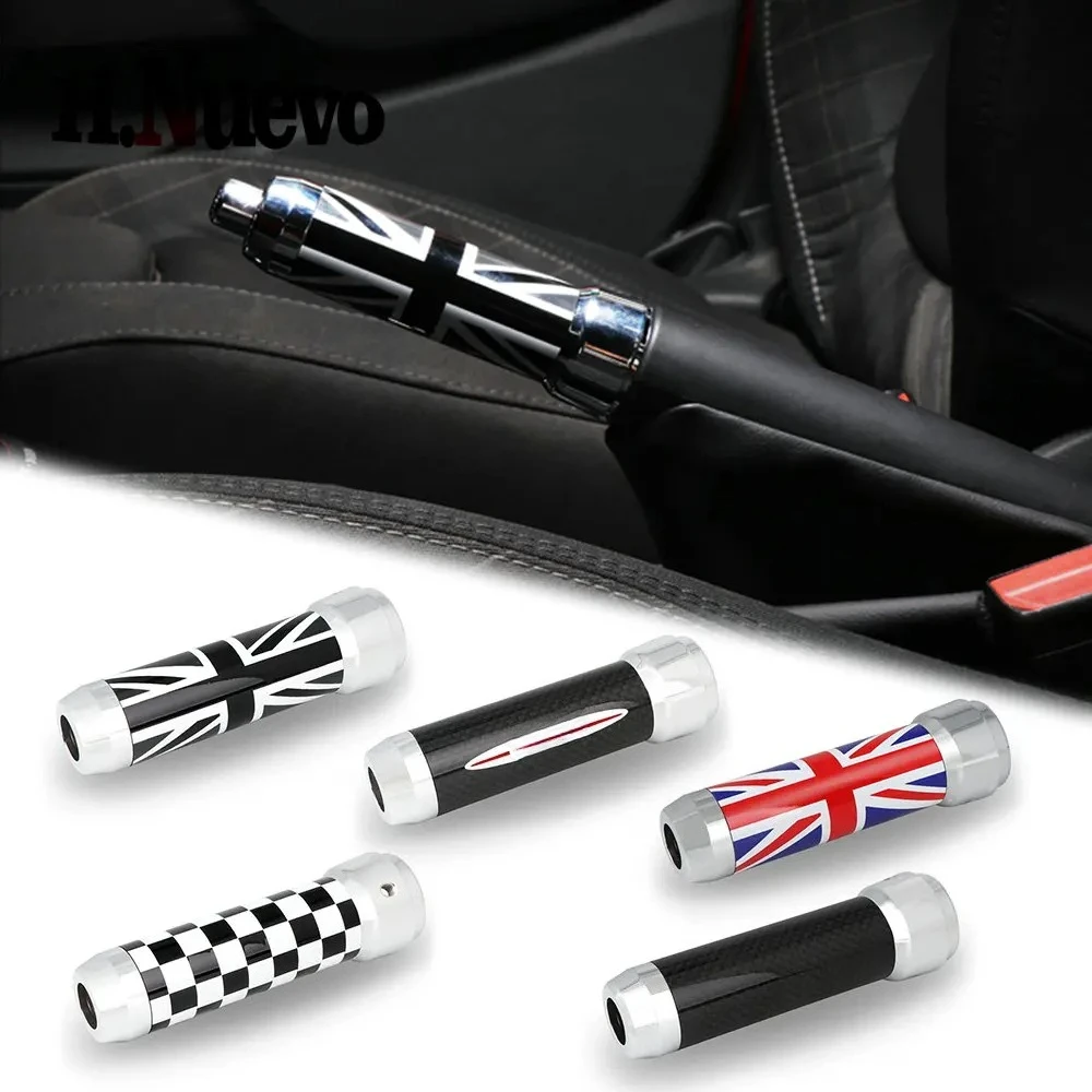 

Interior Accessories Automobile Gear HandBrake Lever Decoration Protection Cover For Mini Cooper F55 F56 F57 Hand Brake Grips