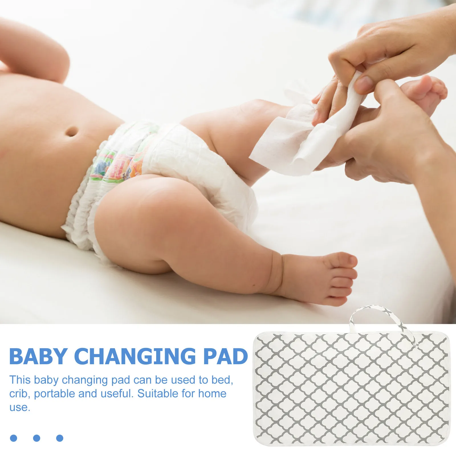 

Baby Changing Pad Portable Reusable Washable Diaper Changing Pad Travel Breathable Soft Practical Baby Mattress