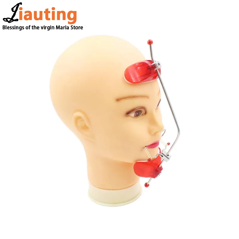 3 Color High Quality Dental Orthodontic Headgear Adjustable High Pull Headgear Face Mask Single Pole Adults And Children