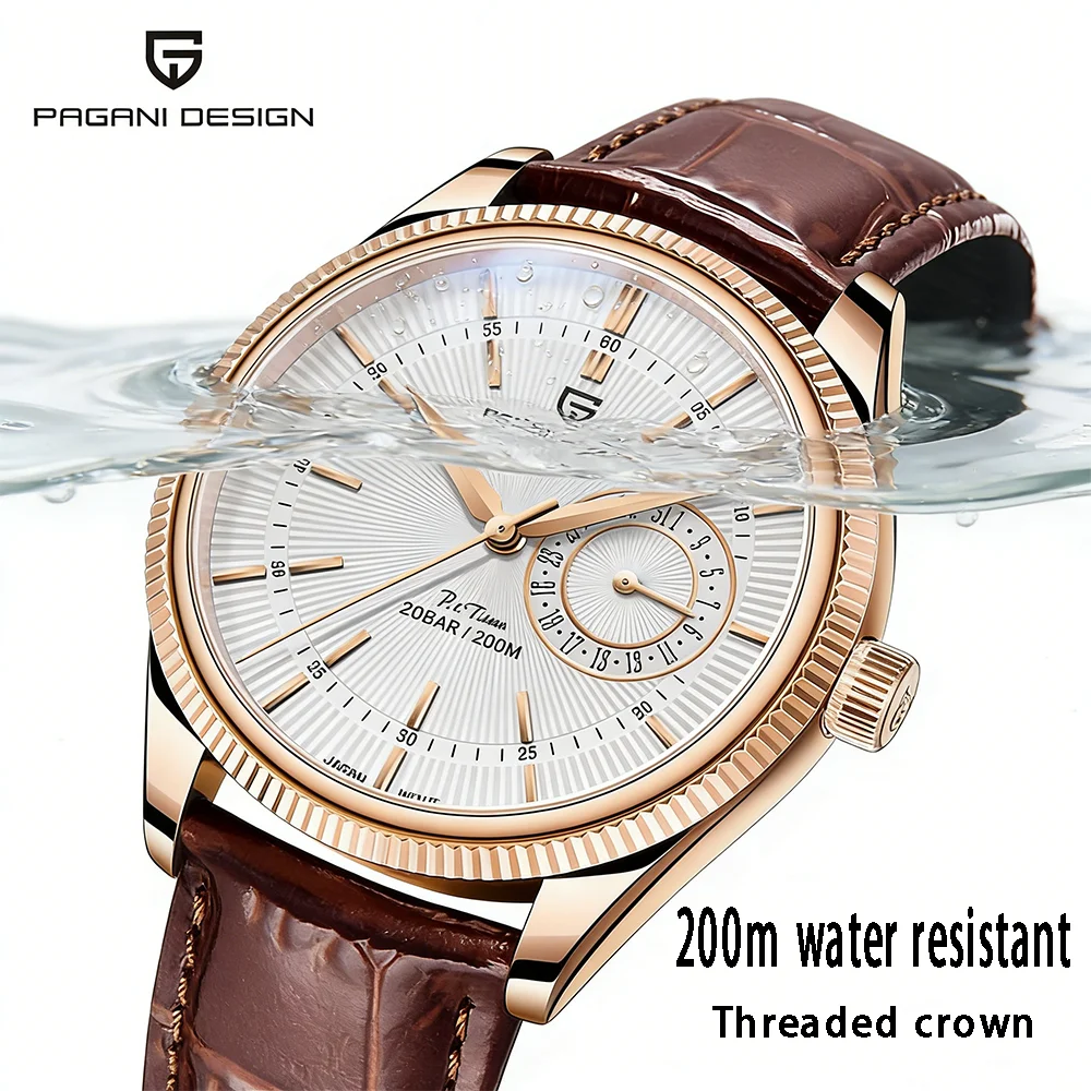 

Новые мужские кварцевые часы PAGANI DESIGN, 40 мм, роскошные, с сапфировым стеклом, автоматические, спортивные, водонепроницаемые, топ-бренд, Reloj Hombre