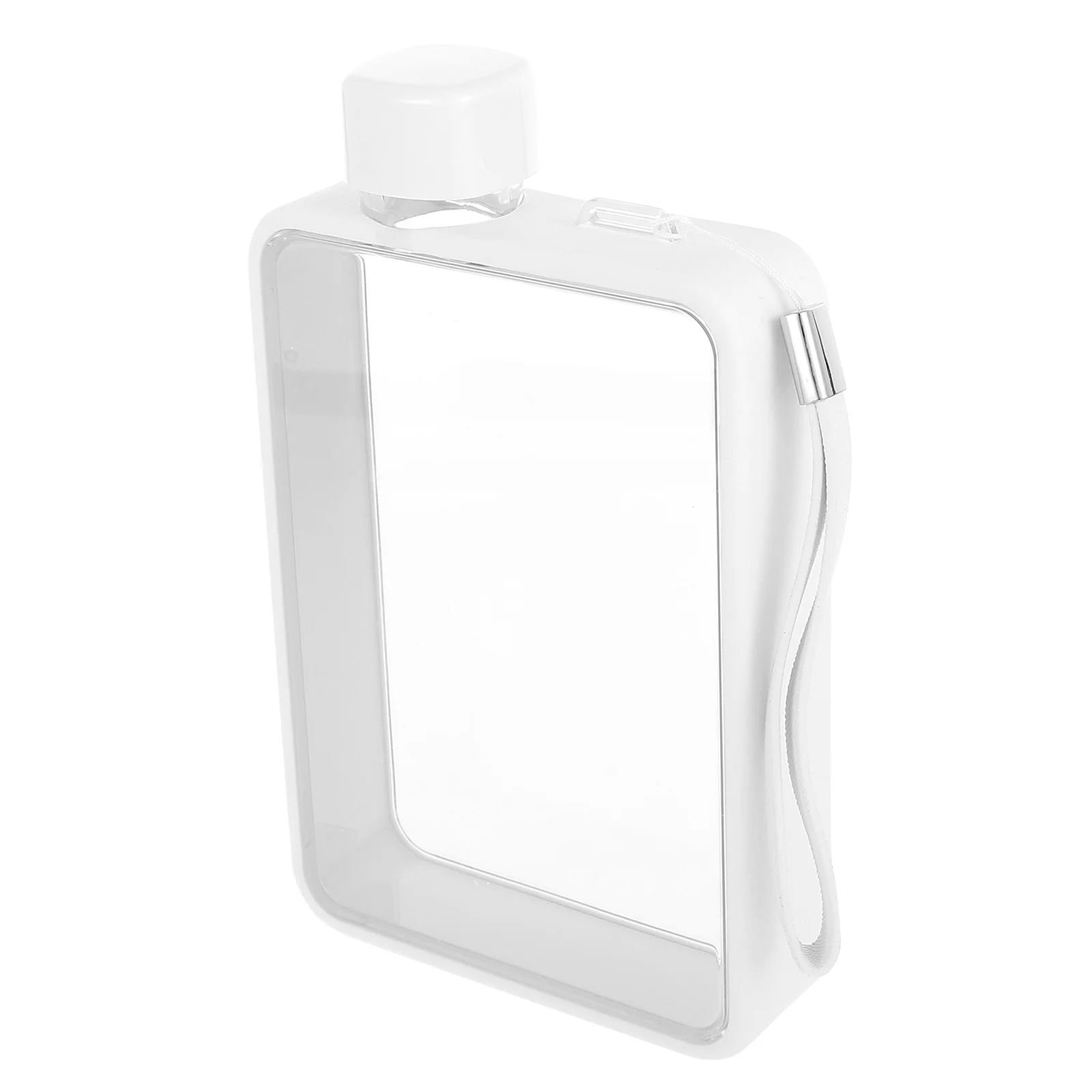 

Portable Cup Water Bottle Aesthetic Travel Drinking Containers for Camping Flat Glass