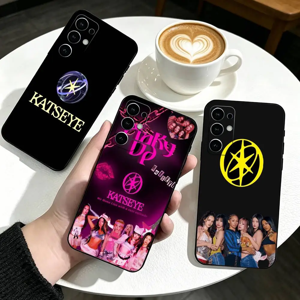 

Hot Music K-KATSEYE Phone Case For Samsung S25,S24,S21,S22,S23,S30,Ultra,S20,Plus,Fe,Lite,Note,10,Black Cover