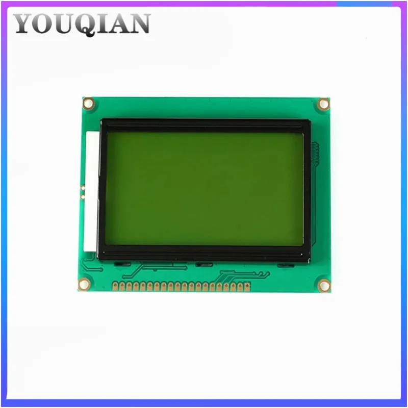 128*64 DOTS LCD module 5V blue screen 12864 LCD with backlight ST7920 Parallel port LCD12864 for arduino