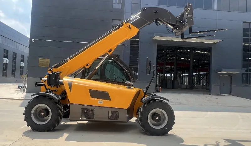 Customized 3.5ton Diesel Multifunction 4WD Telehandler Mini Wheel Boom Telescopic Loader With Bearing And Engine Core Components