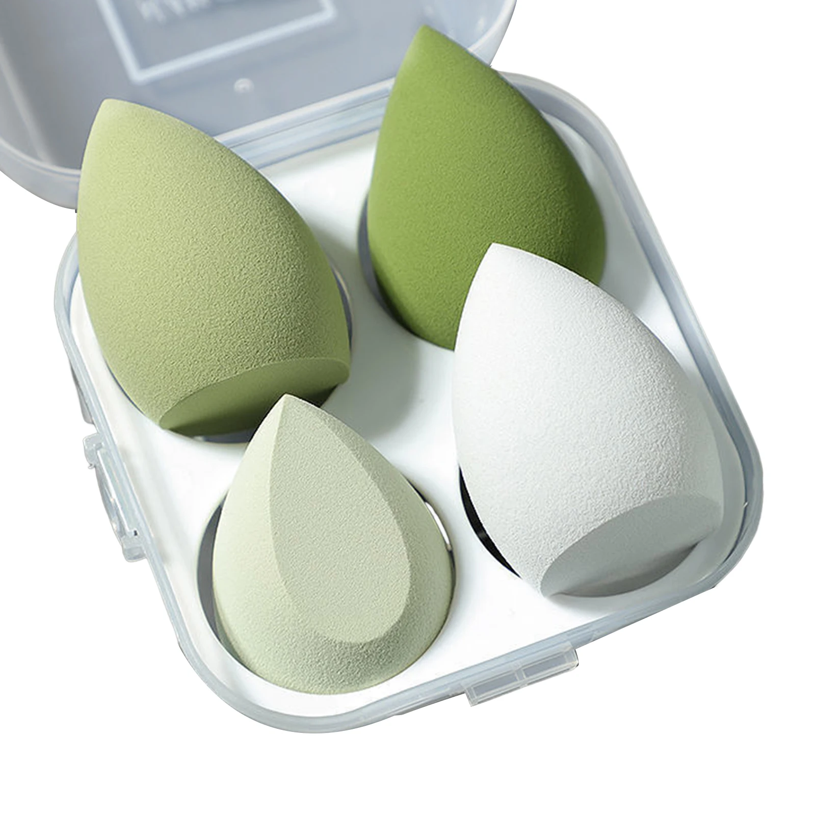 4-Piece Blender Sponges Full Coverage Super Soft Latex Free Beauty Sponges for Powder Cream and Liquid