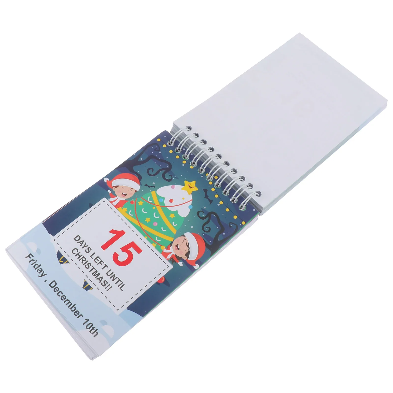 

1pc Christmas Countdown Desk Calendar 100 Days Paper Decor Creative Home Xmas Advent Calendars Desktop Party Supplies Holiday