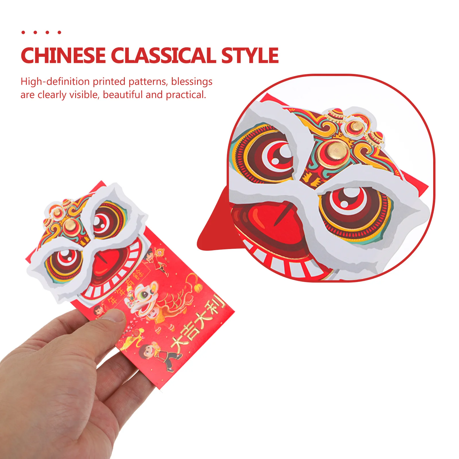 

12 Pcs Red Envelope Bag Lucky Creative 2022 Packets Year Money for New Storage Chinese Envelopes