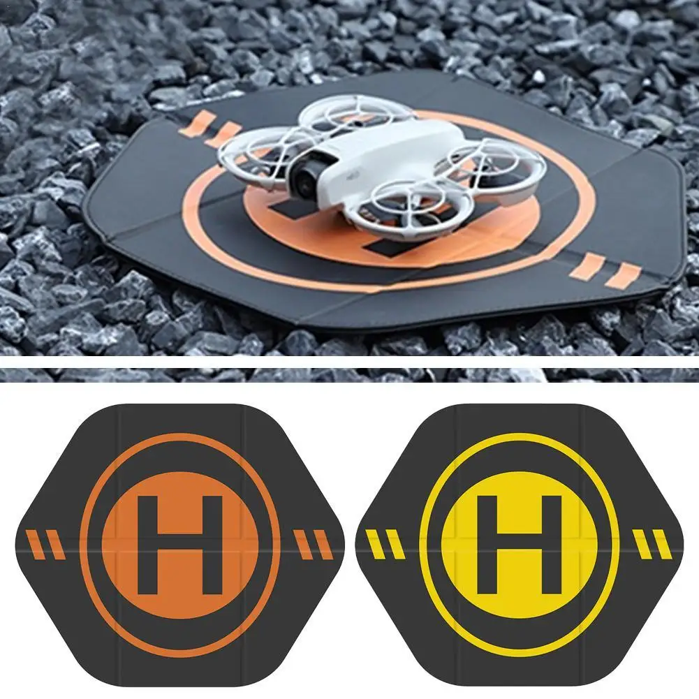 Drone Landing Pad for dji NEO Accessories Hexagonal Foldable Landing Pad Apron for dji Mini 4 Pro FPV Drone Quadcopter