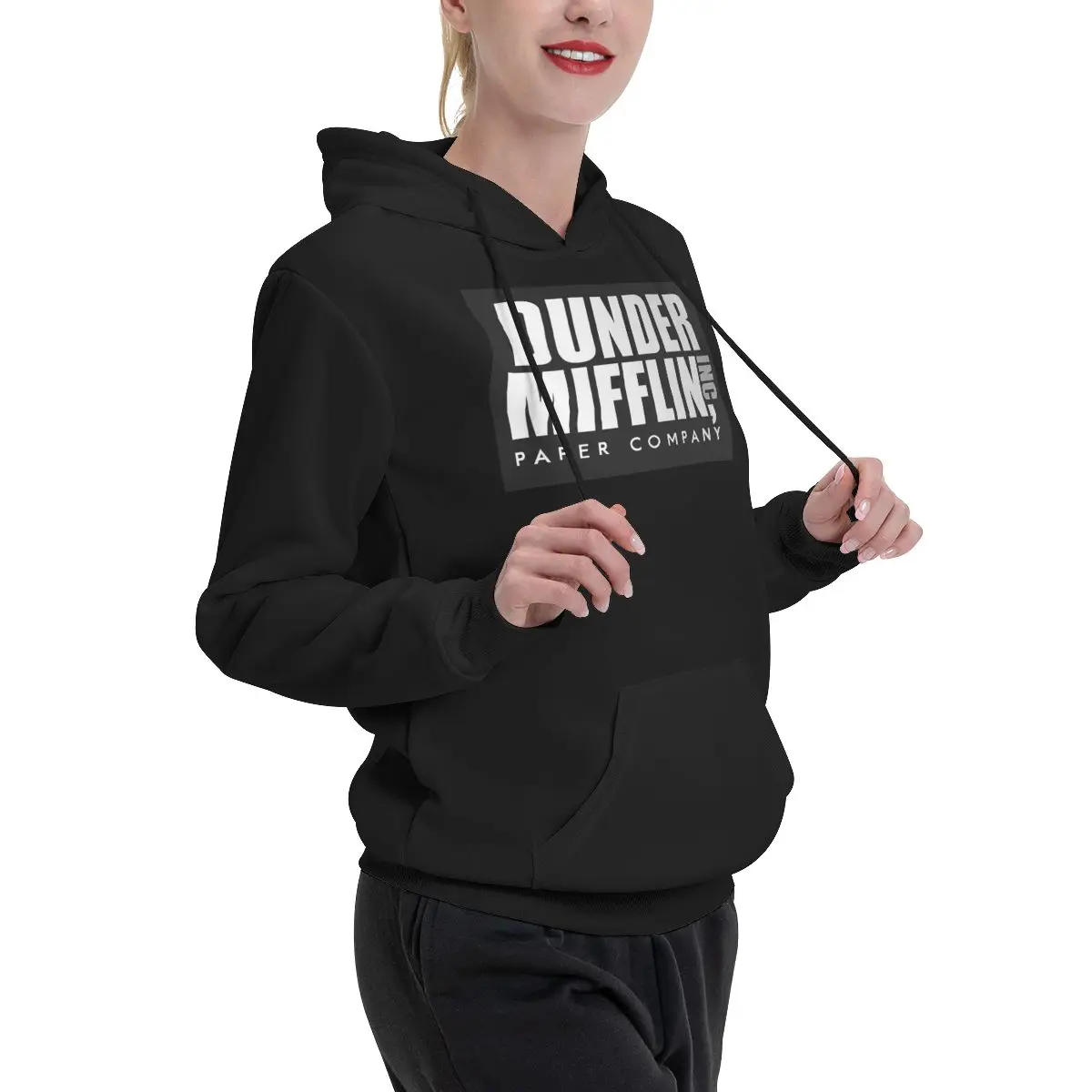 Dunder Mifflin Logo هوديس Harajuku البلوز الخريف الشتاء الرجال النساء زوجين بلوزات طويلة الأكمام بلايز