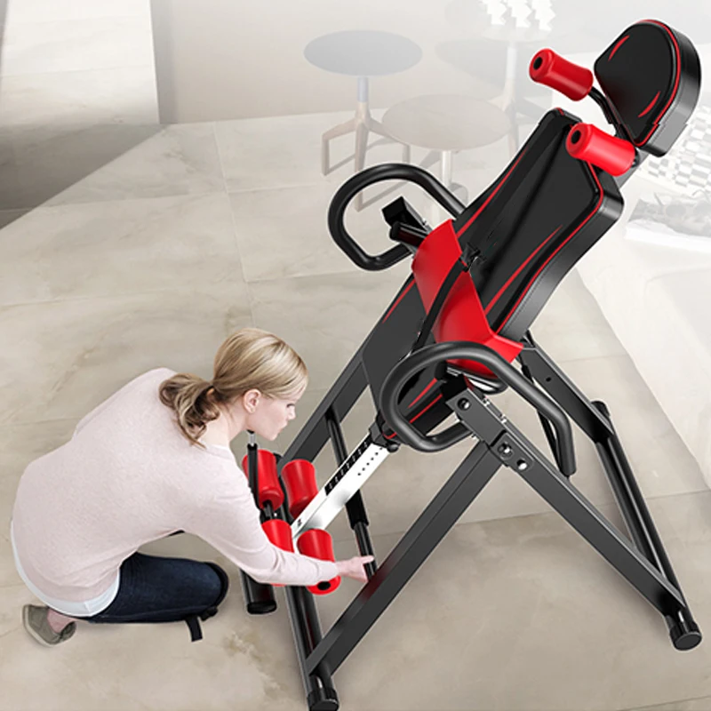 

Steel Home Gym Indoor Fitness Gravity Therapy Inversion Table Vertical Assisted Handstand Hanging Stretching Machine