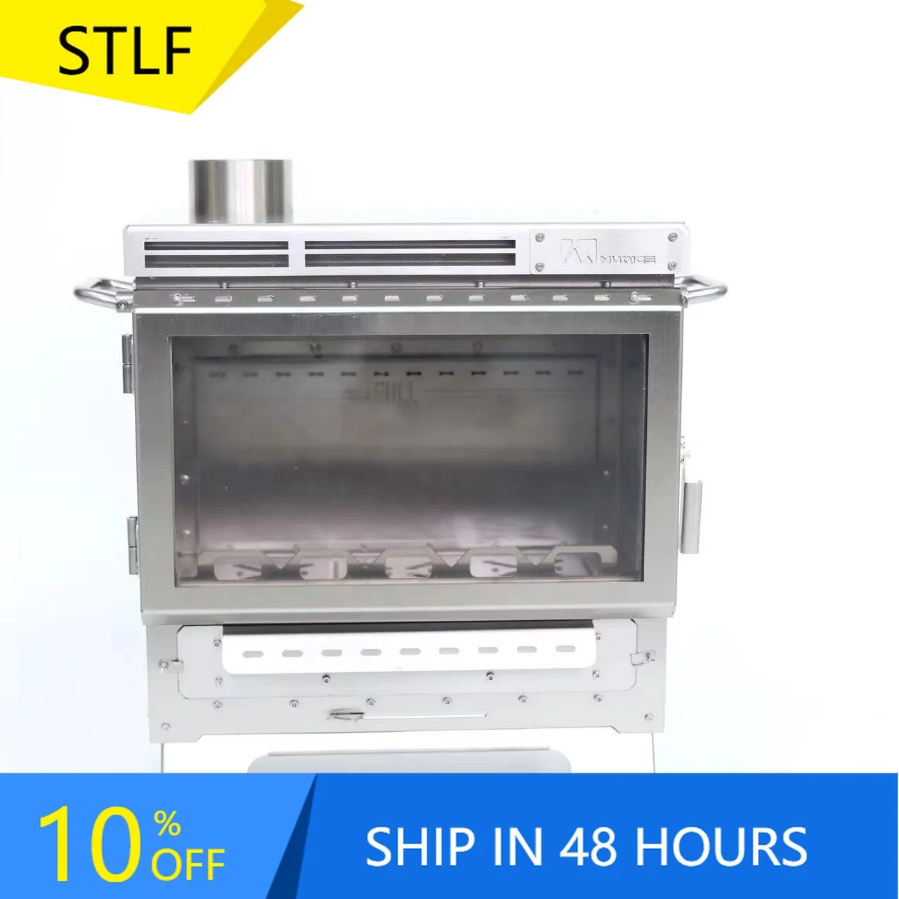 

STLFPortable Stainless Steel Wood Burning Stove Tent Heating for Dry Camping Outdoor Tours Tour Accessories Camping Hiking Produ