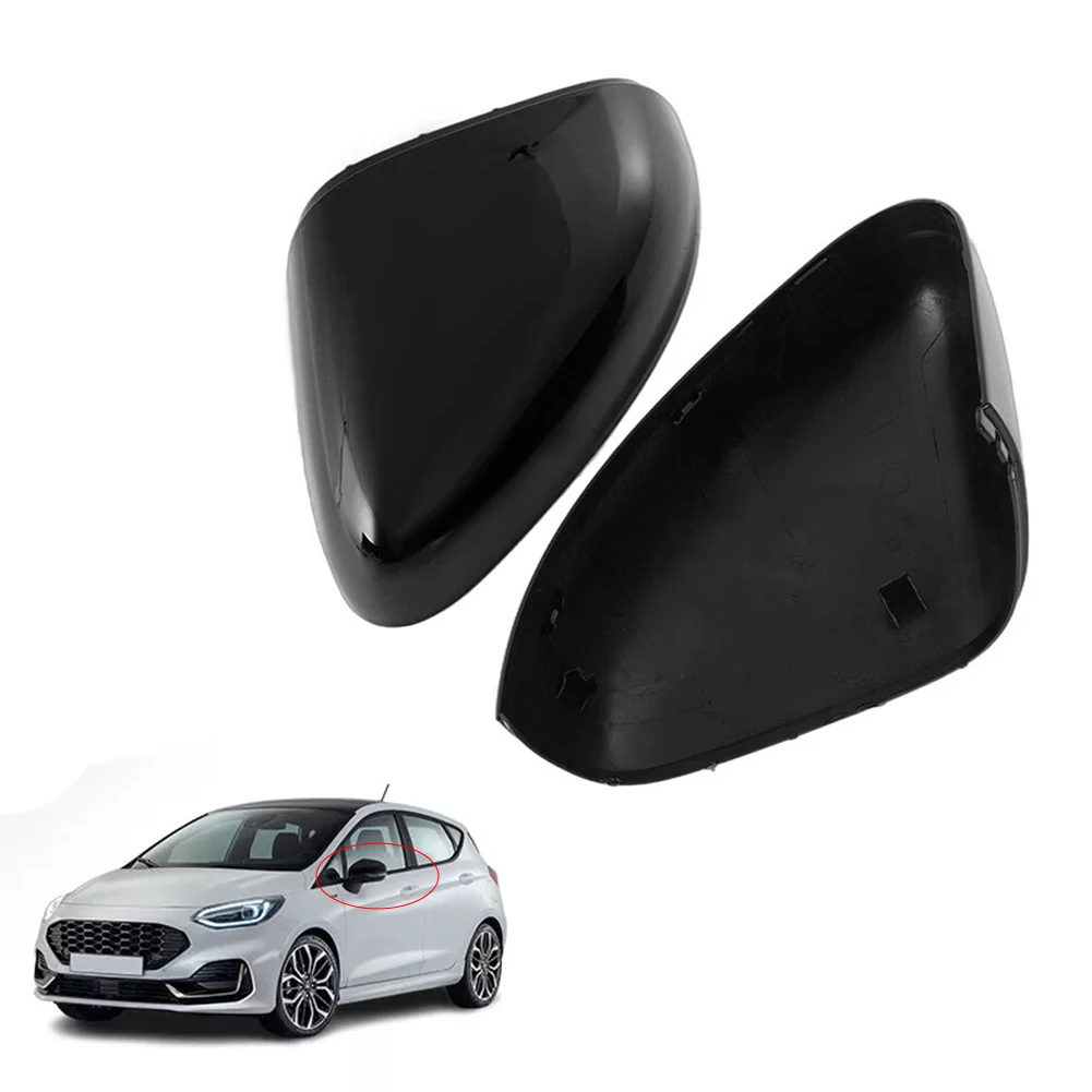 

ABS Mirror Housing As Shown In The Picture Gloss Black Mirror Cover Fade Resistant Finish For Vehicle Exterior Styling