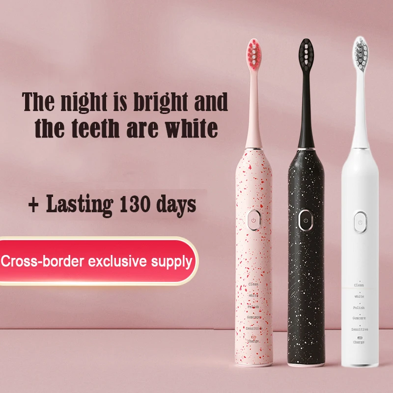 

Electric Toothbrushes Adults. Slim Sonic Toothbrush & Accessories.130-Day Battery, 5 Modes. Travel Toothbrush.IPX7 waterproof