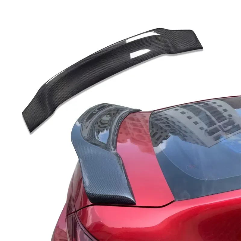 For Mazda3 Axela 2013-2018 Carbon Fiber Rear Spoiler Rear Spoiler Diffuser Tail Wing Bumper Spoiler Cars Accessories