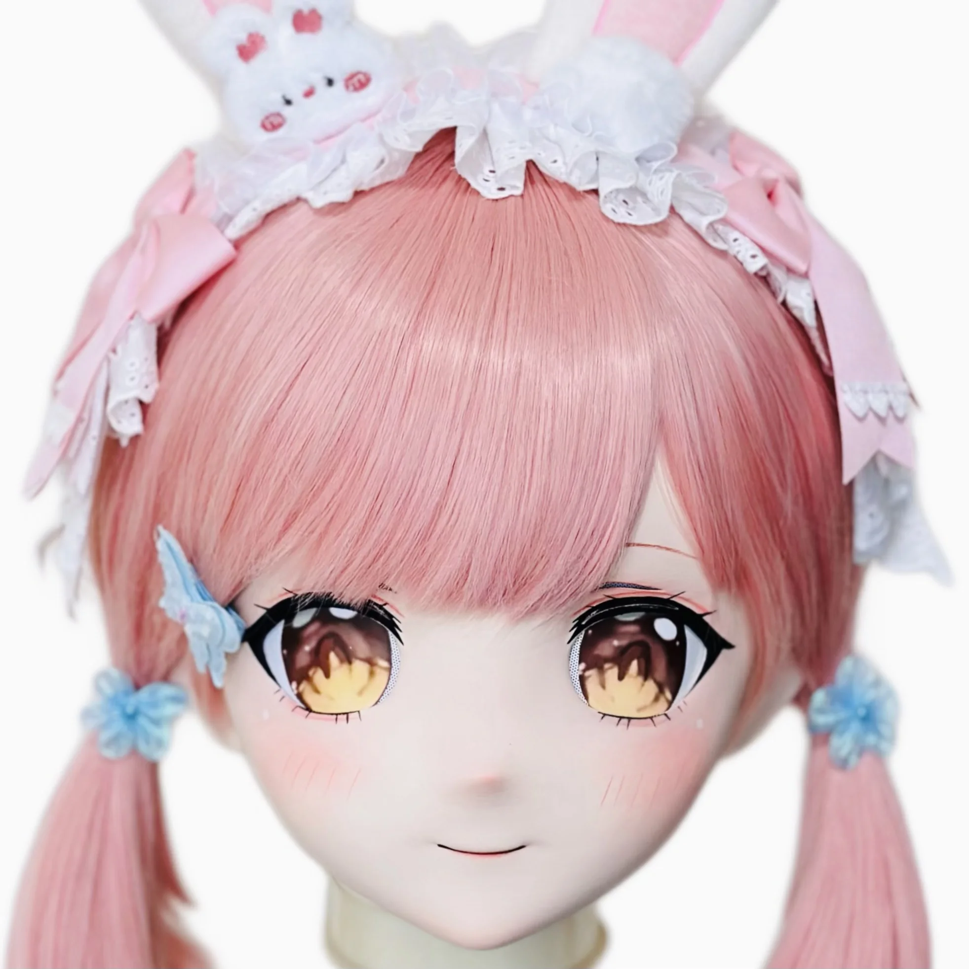 

(STK053) Stock PLA Material Full Head Lockable Crossdress Male to Female Japanese Cartoon Anime Game Character Kigurumi Mask