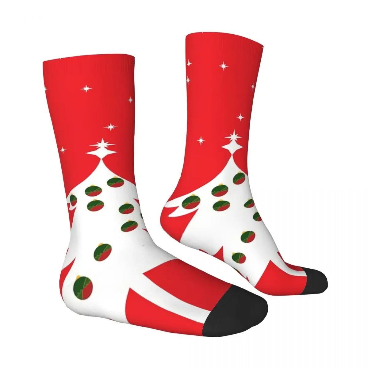 Calzini da uomo felici inverno natale Vintage Harajuku Hip Hop novità Crew Crazy Sock Gift Pattern stampato