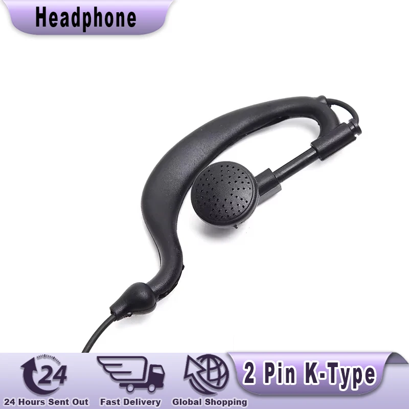 Walkie Talkie Headset QuanSheng UV-K5 Earpiece UV-K6 UV 5R Plus DM-1701 UV-13 UV-17 Pro Max Headphone Two Way Radio Accessories view 5